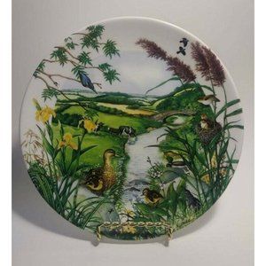 The Meandering Stream by Colin Newman  Plate 1987 Limited Edition w/ Ducks